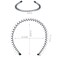 18 Pcs Metal Hair Band, Black Wave Headband, Spring Shaped Sport Hair Bands for Women's Yoga, Hair Accessories for Men and Women