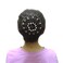 Honbay Hair Bun Cover Elastic Handmade Crochet Hair Net Snood with Pearls and Rhinestones for Ballet, Dance, Skating, etc (Black)