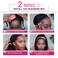 Rebecca Fashion #30 Brown Headband Wig Human Hair Deep Wave Headband Wigs for Black Women 14 Inch Brazilian Virgin Human Hair Half Wigs with Headbands Attached Curly Headband Wig