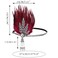 1920s Feather Flapper Headband Vintage Red Headpiece Gatsby Party Headband Red Feather Headpiece Roaring 20s Headband for Women