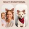 Reindeer Antlers Headband Christmas Headbands for Women Cute Animal Ears Hairband Fluffy Realistic Deer Antlers Hair Hoop for Winter Xmas Hair Accessory Festival New Year Party Headwear 1PCS (Brown)