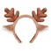 Reindeer Antlers Headband Christmas Headbands for Women Cute Animal Ears Hairband Fluffy Realistic Deer Antlers Hair Hoop for Winter Xmas Hair Accessory Festival New Year Party Headwear 1PCS (Brown)