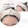 Rhinestone Knotted Headband Top Knot Hair Bands Teacher Headbands Fashion Hair Accessories for Women and Girls (white)
