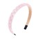 Crystal Rhinestone Headbands for Women Girls Bling Sparkly Headband Beaded Padded Hair Band Holiday Wedding Hair Accessories Light Pink