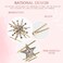 Rhinestone Star Headband for Women, Glitter Hair Band Princess Tiara for Wedding Golde Headband Headpiece