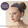 Rhinestone Wide Headband Glitter Flower Hairband Crystal Turban Head Bands Non Slip Headhoop for Women (Light purple)