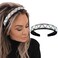 Rhinestones Headbands Silver Crystal Hairbands Party Cosplay Headpiece Sparkle Laser Hair Hoop for Women