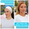 RITOPER Headbands for Women Non Slip, Wide Workout Headbands Cotton Black White Head Bands Hair Bands for Women's Hair, Thick Headbands Head Wraps for Fashion, Yoga, Running, Spa Day, Party, Travel