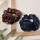 Scrunchie with Flowers, Women's Rose Ponytail Holders, Elastic Hair Bands and Ribbons Hair Accessories Pack of 6