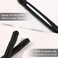 100% Mulberry Silk No Heat Hair Curler Headband Silk Heatless Curling Rod for Long Hair for More Comfortable Sleep Overnight, Black