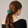 THXSILK Hair Silk Scrunchie for Women, Emerald Green, 1 x Silk Scrunchy, Free Size For All, Natural Materials, Occasions, Fashionable Cute Ring Ties Scrunchies, Suitable for Thick Hair