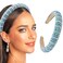 Rhinestone Headbands Bling Crystal Beaded Headband Thick Padded Hairbands Fashionable Handmade Hair Accessories for Women