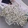 ULAPAN HP376 Silver Rhinestone Wedding Headpiece for Women Handmade Bridal Headband Hair Accessories