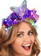 Light Up Flower Headbands LED Butterfly Hairband Sparkly Floral Headpieces Leaf Women Hair Accessories for Rave Costume