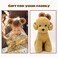 SIOTMERA 4 Pack Bear Ears Headband Brown, Cute Care Movable Hairband for Adult with Toddler Animals Costume, Soft Makeup Head Wear for Washing Face Women