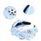 YARIEW Soccer Headband for Women Wide Knotted Jeweled Headband for Women Girls Top Knot Headband for Women Soccer Accessories Game Day Sports Fan Mom Halloween Christmas Gifts (Blue)
