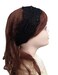 7.2'' Wide Thin Black Lace Elastic Headbands for Women