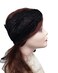 7.2'' Wide Thin Black Lace Elastic Headbands for Women