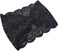 7.2'' Wide Thin Black Lace Elastic Headbands for Women