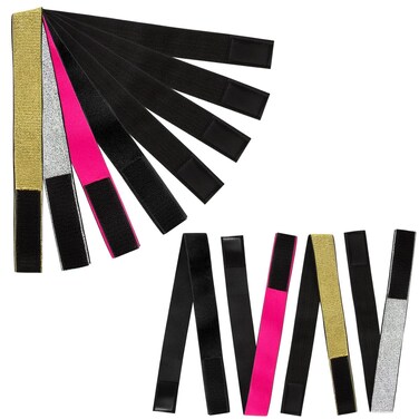 8pcs Elastic Bands for Wig, Adjustable Lace Front Wig Edge Melting Bands for Women, No Slip Magic Buckle Melting Multicolor