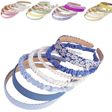 Fashion Headbands Pearl Hairband Non-slip Bands Hair Accessories for Women Girls, Different Pattern