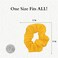 Set of 2 Solid Scrunchies (Yellow)