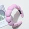 Spa Headbands for Washing Face Makeup Skin Care Headband Women Bubble Facial Beauty Headbands Puffy Shower Towel Band Hair Headband