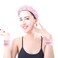 AOPRIE SPA Headbands for Washing Face Makeup Scrunchies Hair Tie Hair Band Women Facial Head Band Wrist Towel Wraps For Shower Face Mask Pink, 6 Pack