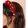 Christmas Headbands for Women Knotted Headband for Women Colorful Sparkle Jeweled Red Headband Rhinestone Embellished Beaded Headband Fashion Headband