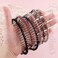Framendino, 6 Pack Metal Head Bands Crystal Headband Teeth Comb Hairbands Hair Hoop Rhinestone for Women Accessories
