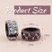 AUEAR, 4 Pack Rhinestone Hair Ponytail Holder Crystal Cuff Elastic Tie Band for Women Girls (Style D)