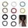 10Pcs Crystal Rhinstone Hair Ties, Crystal Ponytail Holders Crystal Scrunchies Hair Accessories for Women Beaded Ponytail Holder