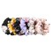 Braids Bonnet Satin Scrunchies Silky Hair Ties for Women Girls, Flower Hair Scrunchies, Luxurious Scrunchy Hair Accessories Gift 6PCS