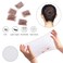 WeKen Hair Bun Accessories Set, 20PCS 20" Individual Package Invisible Hairnets, 20PCS U Shape Hairpin, 5PCS High Elastic Hair Bands for Women Girls Dance Ballet Hair Accessories Kit Light Brown
