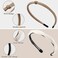 6 PCS Leather Headbands for Women, Thin Headbands, Knotted Headband for Women's Hair Non Slip Comfortable, Skinny, Cute Headbands Girls Hair Accessories