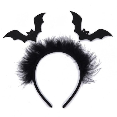 Halloween Bat Headbands Horror Bat Design Hairband for Women Halloween Party Hair Decoration Bats Hair Hoop Costume Cosplay Princess Gift Makeup Head Boppers Headwear Halloween Hair Accessories