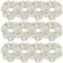 12 Pcs Satin Silk Scrunchies, Soft Hair Ties, Fashion Hair Bands, Hair Bow Ropes, Elastic Ponytail Holders, Hair Accessories for Women and Girls (4.3 Inch, Beige)