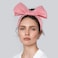 Bow Headband Hair Accessories Sweet Pink Headbands for Women Girls Pink Headband Detachable Valentine's Day Hair Bands 1 Pcs (Sweet Pink)