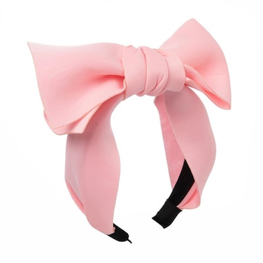 Bow Headband Hair Accessories Sweet Pink Headbands for Women Girls Pink Headband Detachable Valentine's Day Hair Bands 1 Pcs (Sweet Pink)