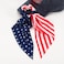 4th July Hair Scrunchies for Women Girls American Flag Hair Tie Scrunchie Elastics Independence Day Hair Bands Hair Accessories