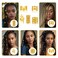 Ouligay 50pcs Gold Hair Jewelry for Braids, Loc Jewelry for Hair Dreadlocks, Gold Hair Cuff Hair Charms, Adjustable Hair Rings, Braid Jewelry Hair Beads Decorations for Men Women Girls