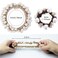 9Pcs Handmade Boho Pearl and Crystal Hair Accessories: Stretchy Scrunchies, Hair Bands, Ponytail Holders, and Hair Ropes for Women and Girls