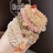 9Pcs Handmade Boho Pearl and Crystal Hair Accessories: Stretchy Scrunchies, Hair Bands, Ponytail Holders, and Hair Ropes for Women and Girls