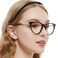6 Pcs No Pressure Flex Plastic Glasses Headbands for Glasses Wearers No Slip Comfortable Sunglasses Hair Bands for Women's Thin Hair No Headache Teeth Comb(Black, Light Brown, Dark Brown)