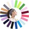 20 pcs/Set Sport Headbands for Women, Yoga Hair Bands for Women's Hair Soft Elastic High Stretchy Teens Girls Athletic Headbands