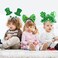 9PCS St Patricks Day Headband Women, St.Patrick'S Day Green Shamrock Clover Headband for Women Girls Hair Accessories Headwear