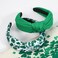 Ardorchid St.Patrick's Day Headbands Irish Green Leaf Shamrock Hair Accessories for Women Girls Gifts Twist Knot Hairbands Celebration Party Headwraps