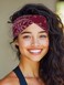 Urieo Boho Bandanas for Women Stretch Paisley Print Bandana Headband Knotted Hair Bandana Wide Hair Band Yoga Daily Headbands(Pack of 4) (H)
