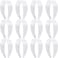 Chuangdi 12 Pieces Plastic Headbands Wide Hard Plain Craft Headband Plastic Hairband for DIY Hair Accessories Women(2 Inch,White)
