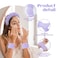SPA Headbands for Women &amp; Wristband Set for Face Wash, Makeup Headband, Hair Band for Washing Face, Bubble Headband, Skincare Headbands and Wristbands for Women 4 Pcs